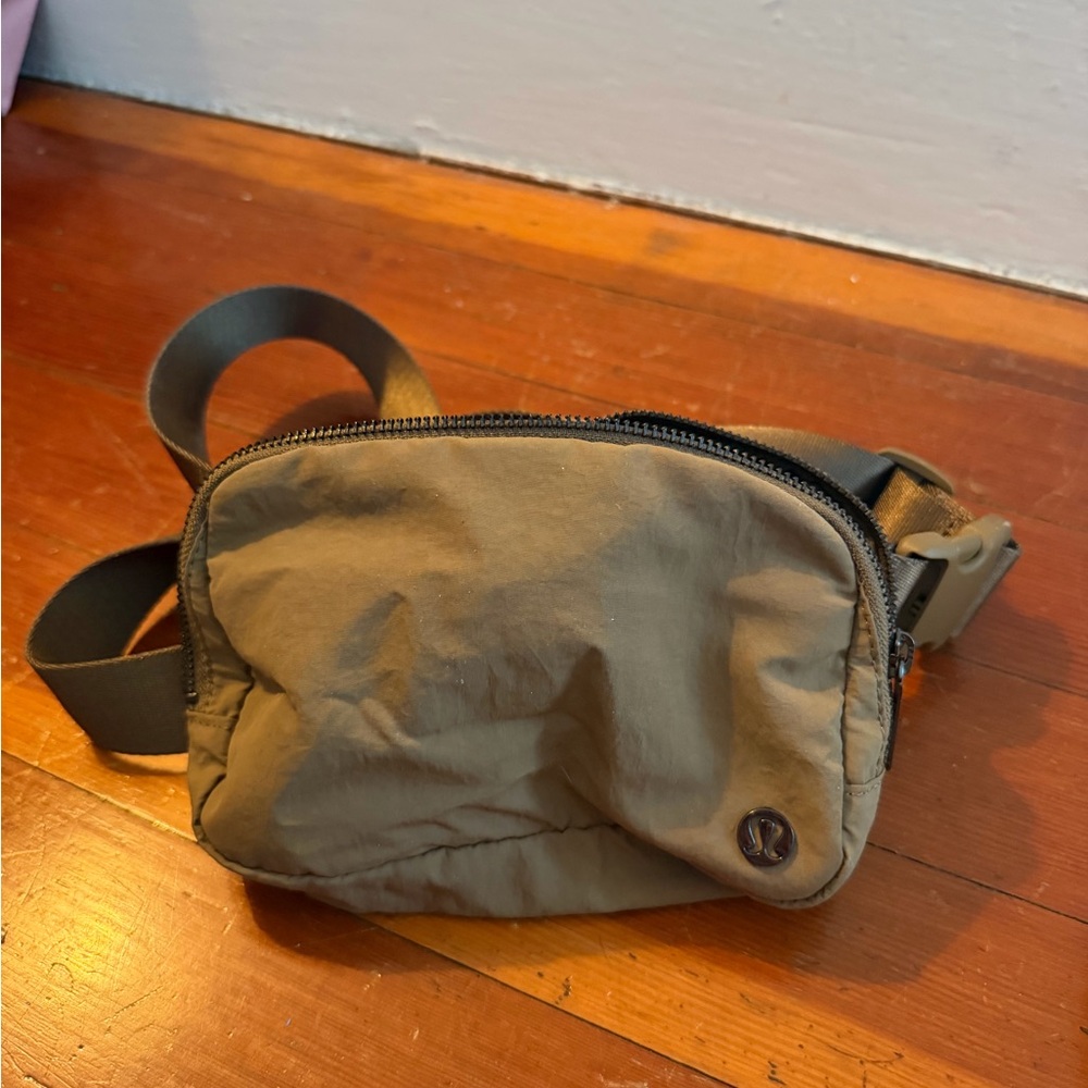 lululemon athletica Tan Crossbody Waist Bag